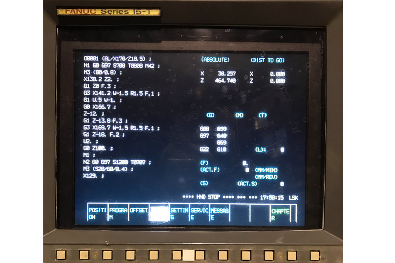 FANUC 15-T Replace effect with LCD